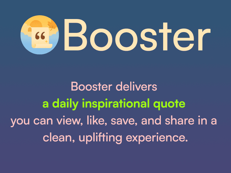 Booster