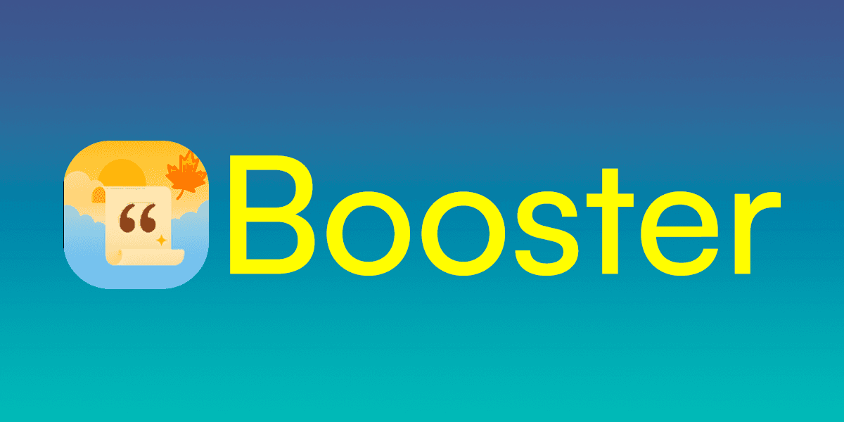 Booster (iOS/Android)